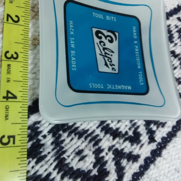 MENS TRINKET DISH ECLIPSE TOOLS  GLASS GENTLEMEN'S T VINTAGE - Picture 10 of 10